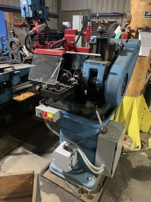 Barker #PM, horizontal line shaft milling machine, 4" x12" table, 3C Collet taper, 1964 - Image 1