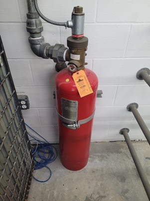 90 lbs. Ansul Halon #1301, Fire Suppression Cylinder - Image 1