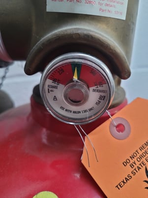 90 lbs. Ansul Halon #1301, Fire Suppression Cylinder - Image 3