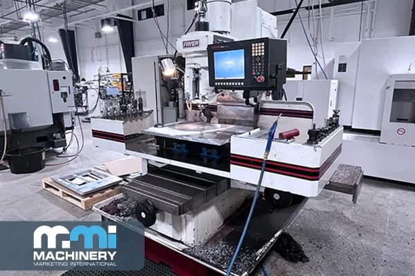 Fryer #MB-15, vertical mills, 16" x67"tbl., 7.5 HP, 4500 RPM, digital read out, Anilam 3000 Plus, 2004 - Image 1