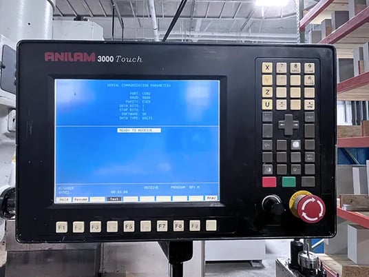 Fryer #MB-15, vertical mills, 16" x67"tbl., 7.5 HP, 4500 RPM, digital read out, Anilam 3000 Plus, 2004 - Image 3