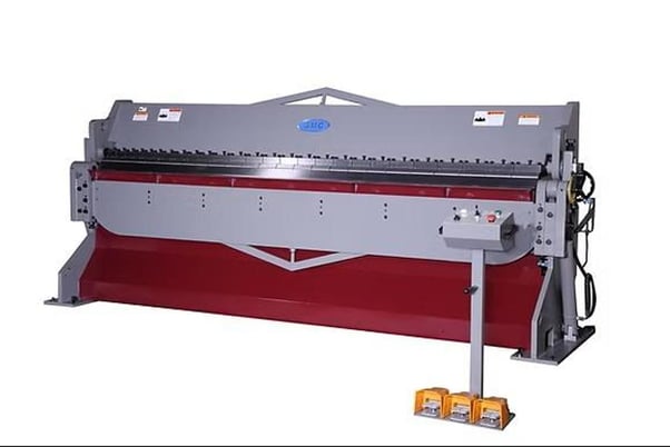 14 gauge x 10' GMC #HSB-1014, hydraulic box & pan brake, 26" manua Back Gauge, hydraulic clamp - Image 1