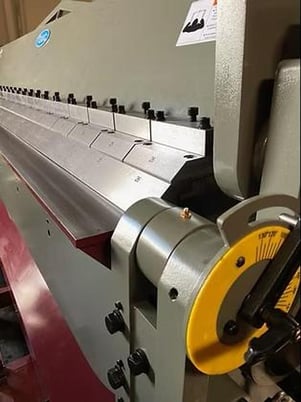 14 gauge x 10' GMC #HSB-1014, hydraulic box & pan brake, 26" manua Back Gauge, hydraulic clamp - Image 5