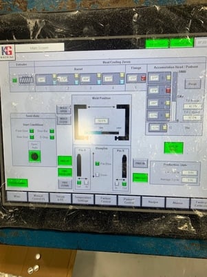 Sterling #SL-3, Extrusion Blow Molding Machine, 17.5" x 20" mould, 15.75" thickness, 65 HP, Rexroth HPU, APV - Image 3