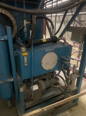 Sterling #SL-3, Extrusion Blow Molding Machine, 17.5" x 20" mould, 15.75" thickness, 65 HP, Rexroth HPU, APV - Image 5