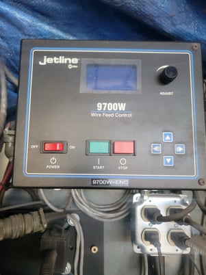 10' Jetline #LWS-120, Seam Welder, 32" max. part diameter, Pneumatic Actuation, Miller Maxstar 400 - Image 3