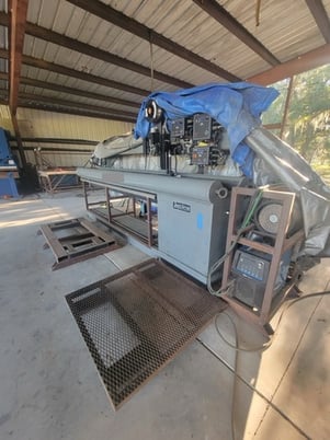 10' Jetline #LWS-120, Seam Welder, 32" max. part diameter, Pneumatic Actuation, Miller Maxstar 400 - Image 4