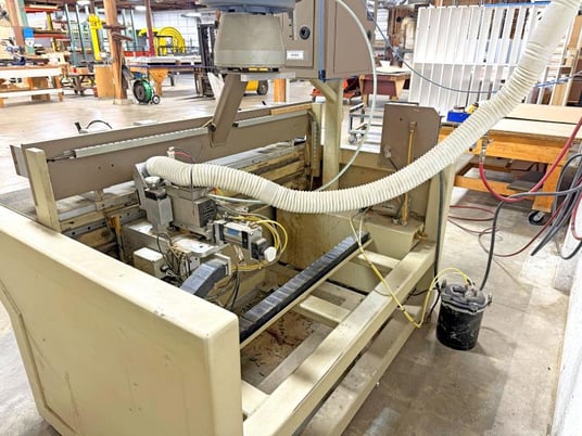 Accu-Systems #HPJ, CNC Bore, Glue & Dowel Inserter, 49" Table, (2) 24" working zones, 2 HP, 3500 RPM, 1.57" - Image 2
