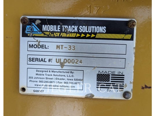 Mobile Track Solutions MT33, Scraper, S/N: UL00024, 2021 - Image 6