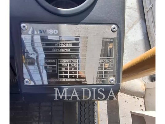 Caterpillar Lift Trucks GP15N5-GLE, Forklift, 5245 hours, S/N: AT34A01615, 2021 - Image 5