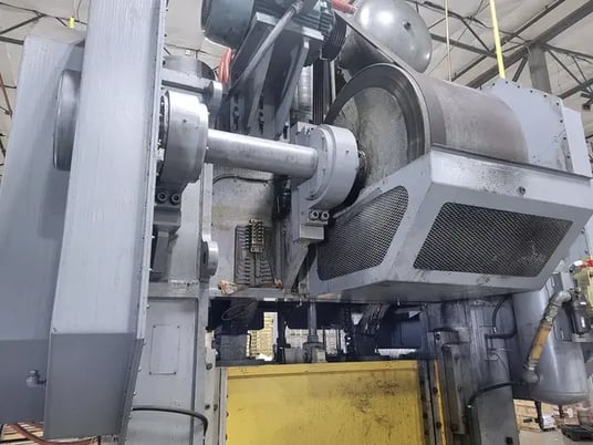 500 Ton, Blow #LC2-500-60-48, straight side double crank, 10" stroke, 10" adj., 20-60 SPM, 68" x48"bed, air - Image 6