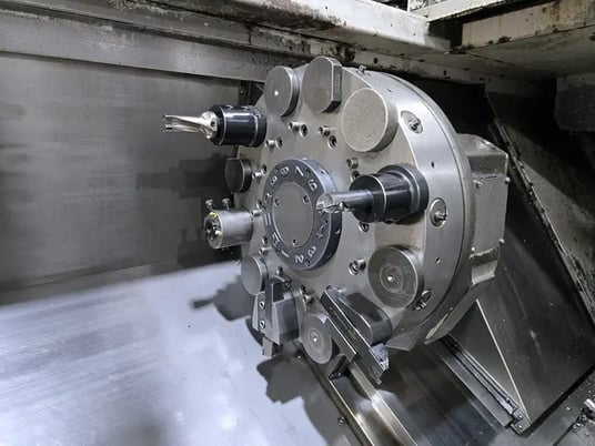 Okuma #Captain-L470M/1250, CNC lathe, 24.4" swing, 15" 3-jaw chuck, 3.5" bar, 16.53"dia., 49.21"lgth, 12 - Image 6