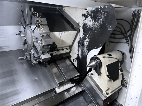 Takisawa #LA-250, CNC lathe, 10" chuck, 3" bar, 34.6" centers, 17.7"dia., 30.1"lgth, 12 turret, A2-8, 3500 - Image 2
