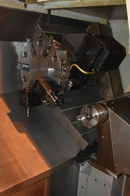 Haas #TL-25B, CNC turning center, 30" swing, 39" ctr, 15" chuck, 4" bar, 40 HP, 2400 RPM, 16" diameter turn - Image 4