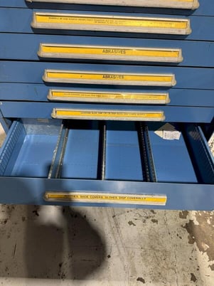 9 Drawer Lyon Rolling Cabinet, 46" x 29" x 52" - Image 6