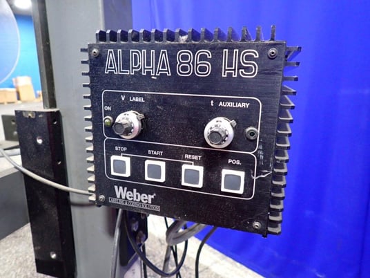 Weber #Alpha-86-HS, Label Machine, 115/230 V - Image 3