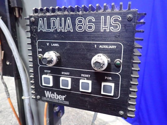 Weber #Alpha-86-HS, Label Machine, 115/230 V - Image 3