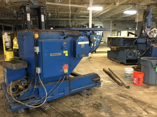 24000 lb. Aronson #HD240A, welding positioner, 12", 115 V.Remote Pendant - Image 3