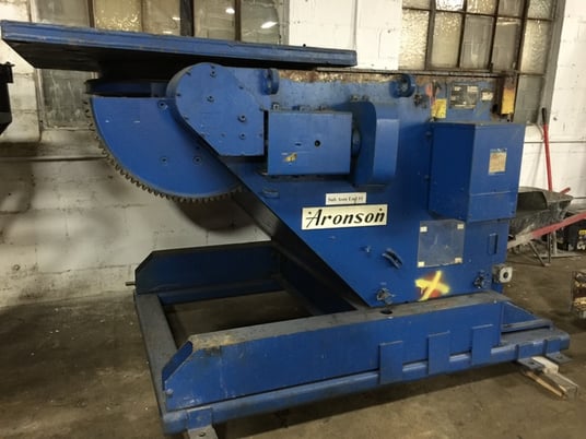24000 lb. Aronson #HD240A, welding positioner, 12", 115 V.Remote Pendant - Image 4