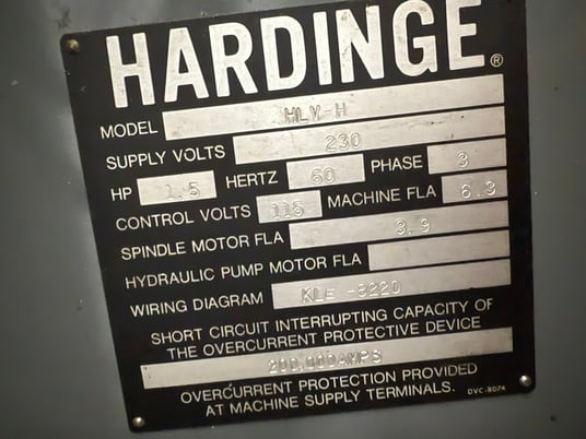 Hardinge #HLV-H, super precision toolroom lathe - Image 3