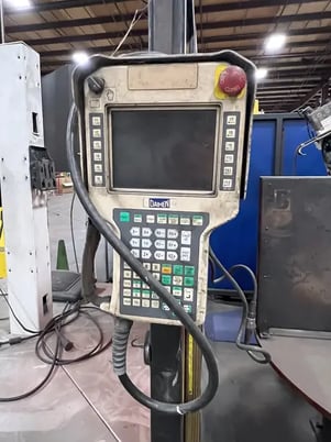 OTC, AXCMN1-U000, robots, 4' diameter rotary table, 2006 - Image 2