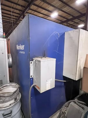 OTC, AXCMN1-U000, robots, 4' diameter rotary table, 2006 - Image 5