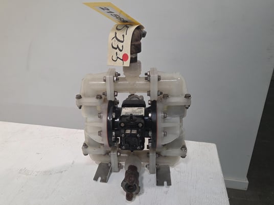3/4" Warren Rump Sandpiper #SO7B1PIPPNS000, diaphram pump, 2007, rebuilt 2019 - Image 2