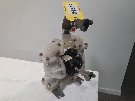 3/4" Warren Rump Sandpiper #SO7B1PIPPNS000, diaphram pump, 2007, rebuilt 2019 - Image 3