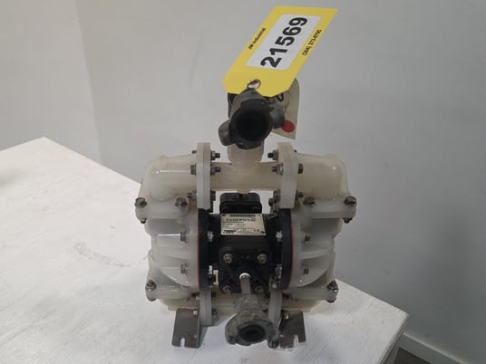 3/4" Warren Rump Sandpiper #SO7B1PIPPNS000, diaphram pump, 2007, rebuilt 2019 - Image 4