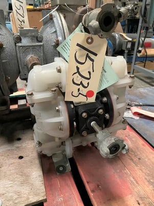 3/4" Warren Rump Sandpiper #SO7B1PIPPNS000, diaphram pump, 2007, rebuilt 2019 - Image 8