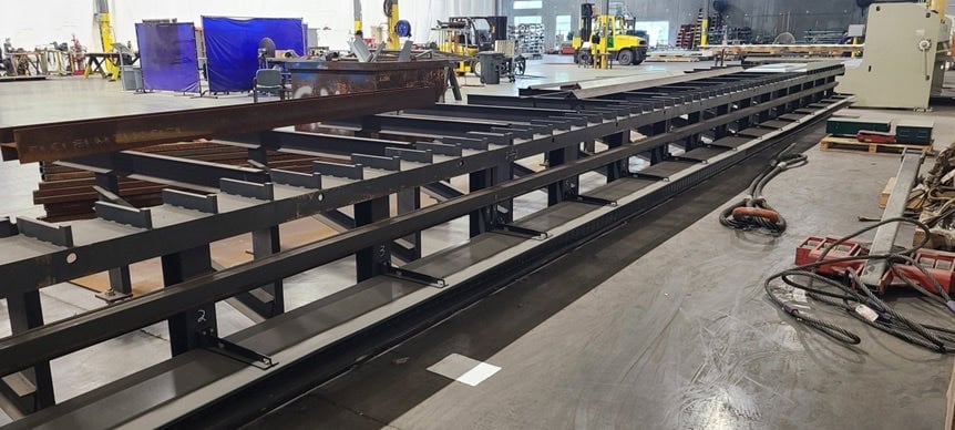 Ficep #1201-EX, Single Spindle CNC Drill Line, 1-9/16" diameter drilling capacity, 47" beam width, 24" beam - Image 8