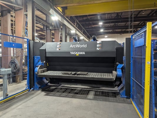 Yaskawa #ArcWorld 6200-750, Robotic Welding Cell, AR1440 Robot, 6-axis, 26.5 lb. payload, 56.7" reach - Image 8