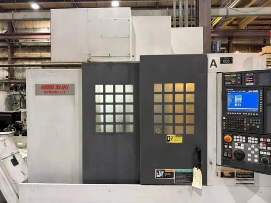 Mori Seiki #NV-5000, CNC vertical machining center, MSX 501-III cnc, chip conveyor, cooljet, thru spindle - Image 2