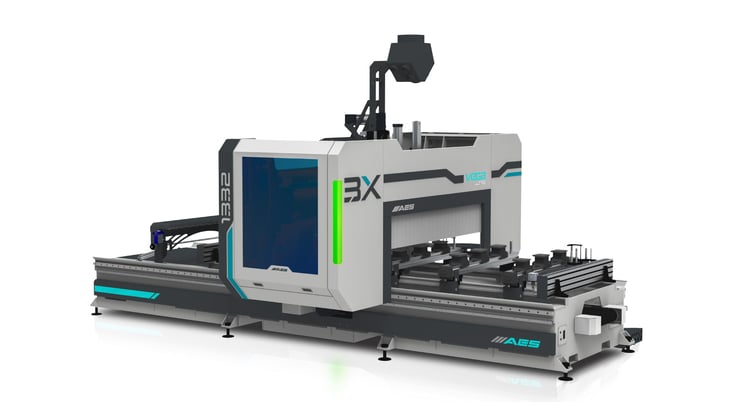 A.e.s #Vega-Ultra-1632, cnc gantry machining center, 126" x 61" x 12" travel, 16 HP, 24K RPM, 12 tool - Image 1