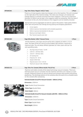 A.e.s #Vega-Ultra-1632, cnc gantry machining center, 126" x 61" x 12" travel, 16 HP, 24K RPM, 12 tool - Image 7