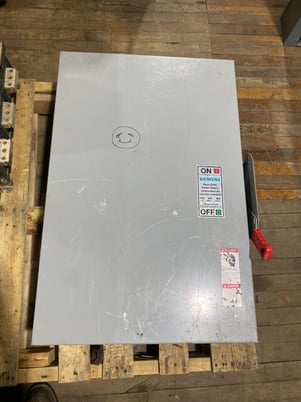 600 Amp. Siemens, HNF366RA, Non-Fusible Disconnect Switch, 600 Volts, 3P, 3R, AS IS - Image 1
