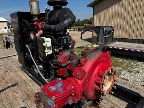 310 HP John Deere #6081HF070, diesel engine, skid mounted - Image 2