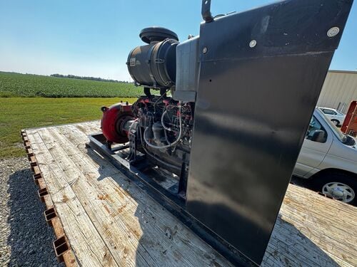 310 HP John Deere #6081HF070, diesel engine, skid mounted - Image 3