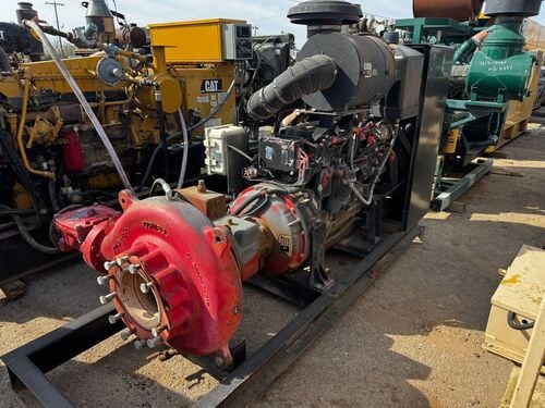 310 HP John Deere #6081HF070, diesel engine, skid mounted - Image 6