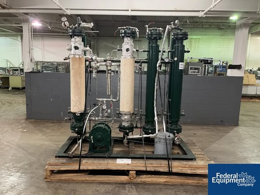 Multi Effect Distillation System, 4 columns, 4" diameter x 52" H, skid mount, injection pump - Image 1
