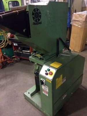 8" x 10" Rapid #810, granulator, 5 HP, staggered blades, 1998 - Image 2