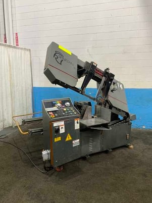 18" x 18" Armstrong Blum #Spartan-PA18/2, horizontal band saw, 15' x 1-1/2" x .050" blade, piece counter - Image 1