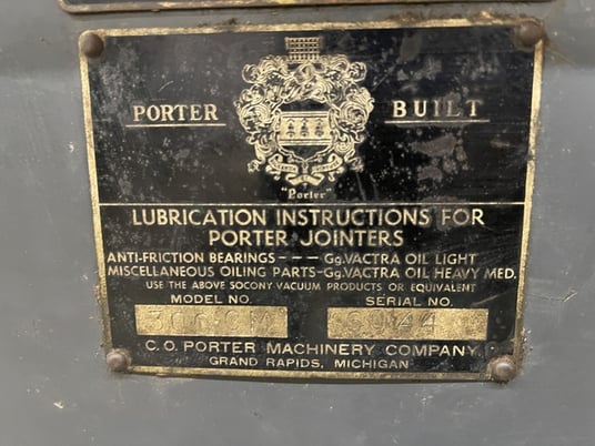 16" H.k. Porter #300CM, Jointer, 3-knife, 5 HP, 3ph, 220/440 V. - Image 10