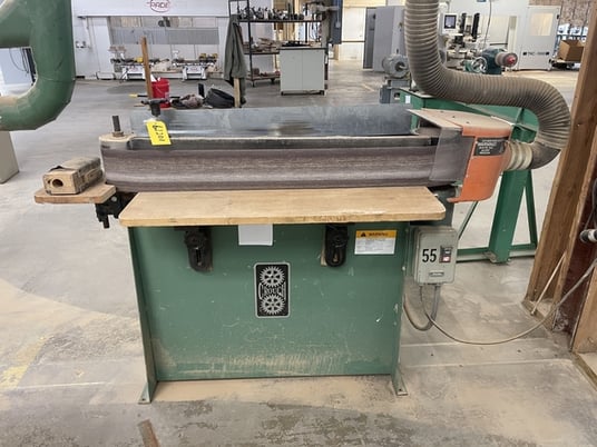 Crouch #ET-40, Edge Sander, 8" x 40" platen, 3 HP, 3ph, 208-230/460 V. - Image 1