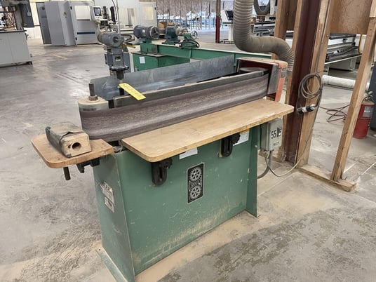 Crouch #ET-40, Edge Sander, 8" x 40" platen, 3 HP, 3ph, 208-230/460 V. - Image 2