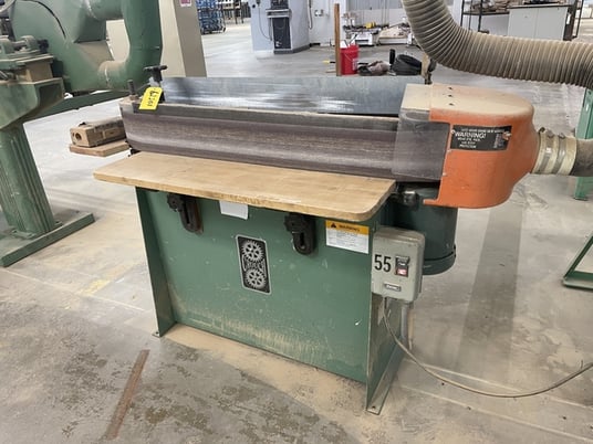 Crouch #ET-40, Edge Sander, 8" x 40" platen, 3 HP, 3ph, 208-230/460 V. - Image 3