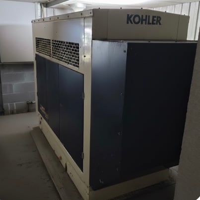 95 KW Kohler #10ORZG, Natural gas generator, enclosed - Image 1
