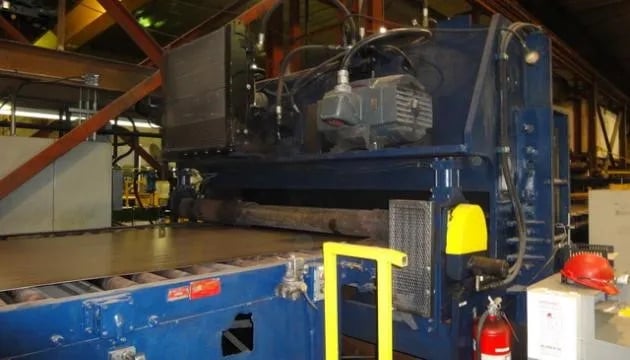 .5" x 8' Delta #55-674, Hydro-Mechanical Shear, 50000 lb, 20 SPM, 75 HP, 102" blade, 45" passline, w/ spares - Image 2