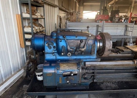 23-5/8" x 115" Axelson #20, heavy duty manual engine lathe, 2-3/8" bore, D1-6, Steady Rest - Image 3