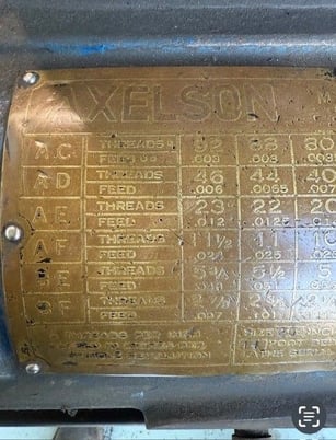 23-5/8" x 115" Axelson #20, heavy duty manual engine lathe, 2-3/8" bore, D1-6, Steady Rest - Image 4